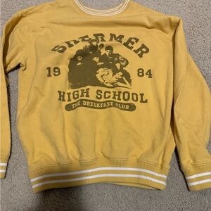 Shermer High School Yellow Sweater